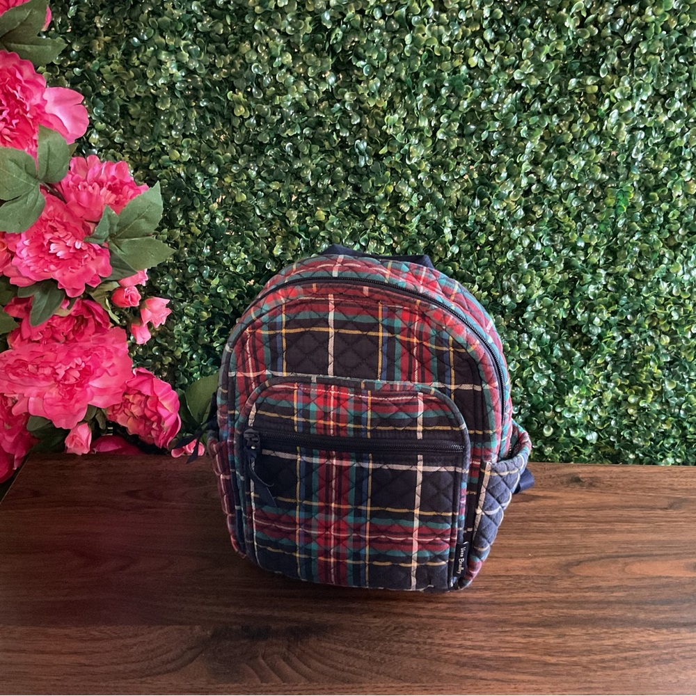 Vera Bradley Plaid Mini Backpack